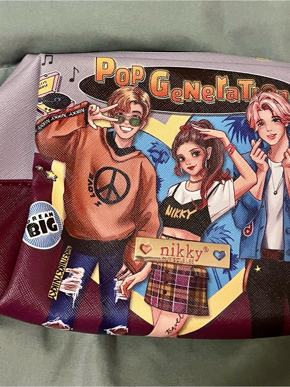 The Nikky by Nicole Lee Pop Generations Cosmetic Pouch